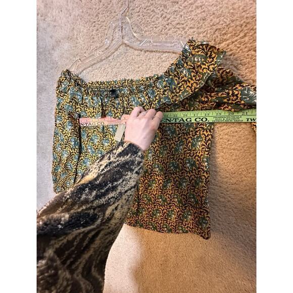 J. Crew Women’s Ratti Elephant Print Blouse Cotton NWT Size 4 Bohemian Milk Maid - Picture 16 of 16